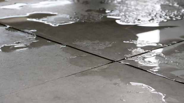 slab leak in Titusville