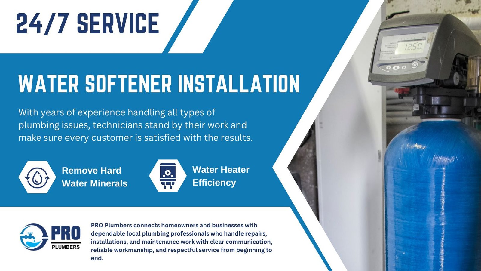 Water softener installation in Titusville, FL